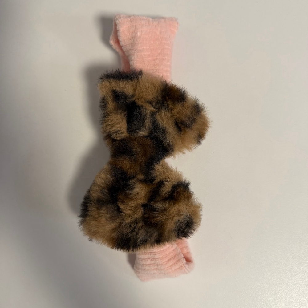 Baby Starters Girls Pink Corduroy Matching Set 18 Months leopard Headband - Picture 14 of 16